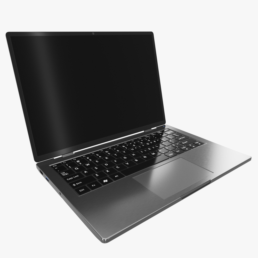 generic ultrabook laptop notebook 3d model max fbx ma mb obj 298304