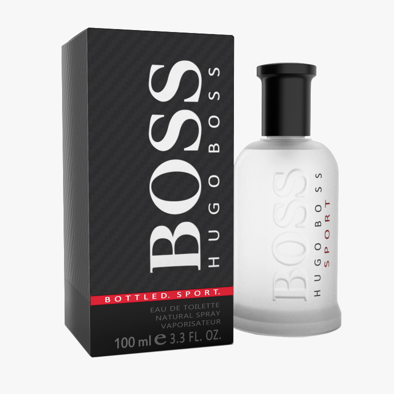 Hugo Boss Bottled Perfume 3D Model - FlatPyramid