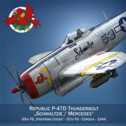 republic p-47d thunderbolt – schmaltzie 3d model fbx c4d lwo obj 298560