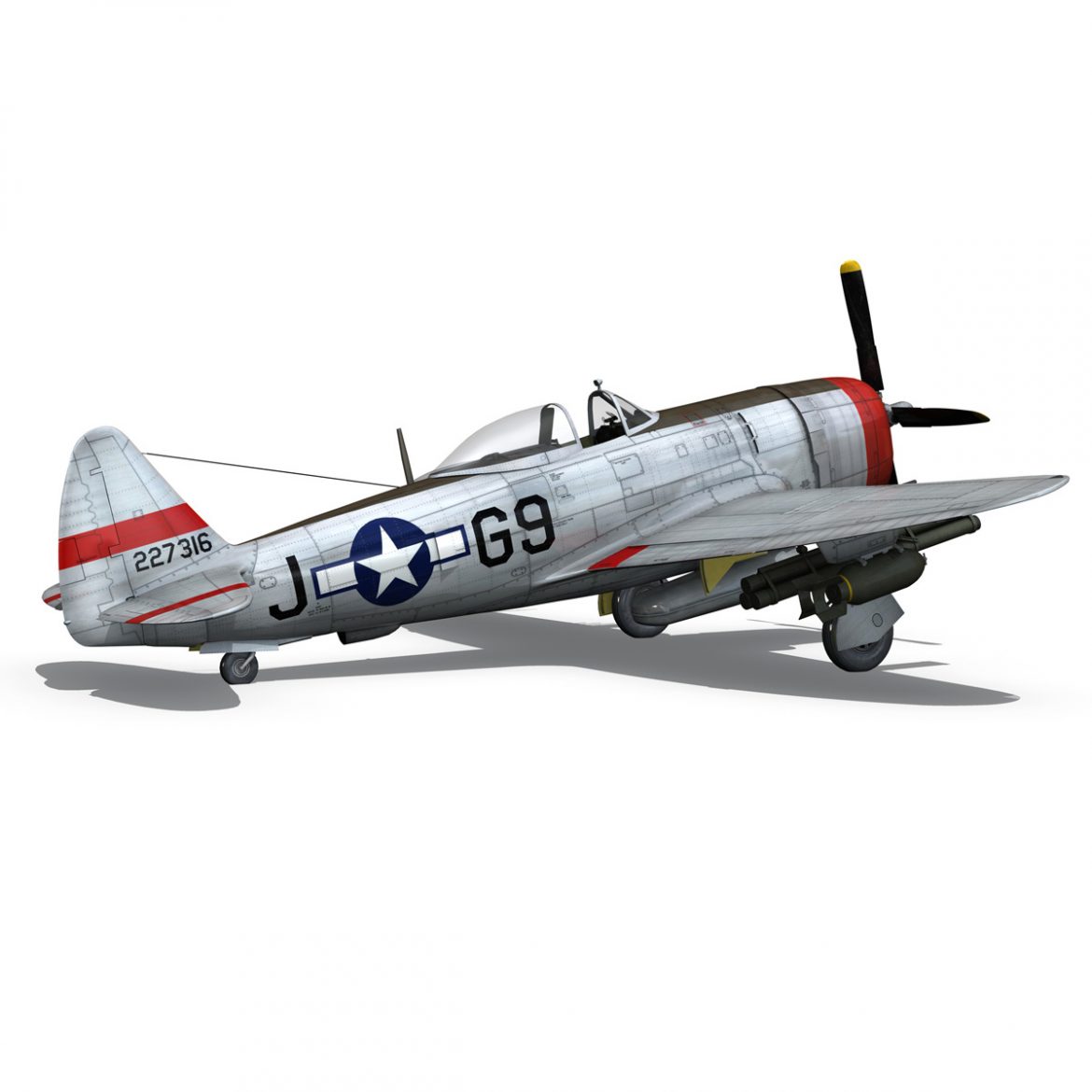 republic p-47d thunderbolt – ski-u-mah 3d model fbx c4d lwo obj 298928