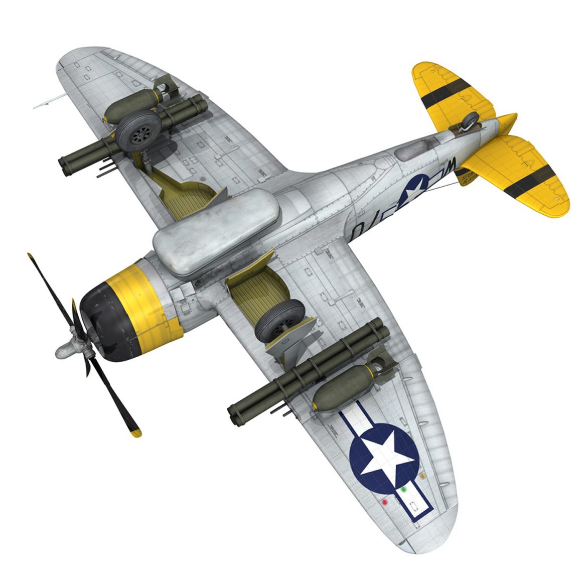 republic p-47d thunderbolt – eileen 3d model 3ds fbx c4d lwo obj 299949