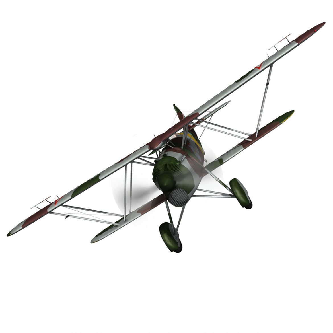 fiat cr.32 – hungarian royal air force – v159 3d model fbx c4d lwo obj 299961