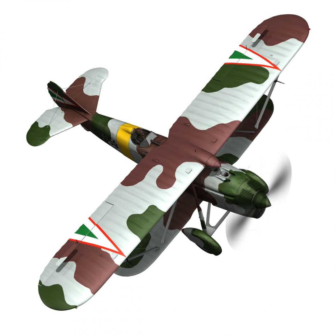 fiat cr.32 – hungarian royal air force – v159 3d model fbx c4d lwo obj 299962