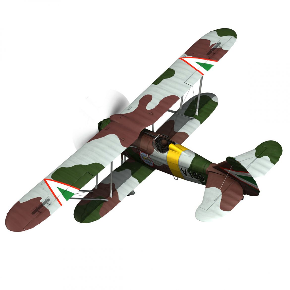fiat cr.32 – hungarian royal air force – v159 3d model fbx c4d lwo obj 299966