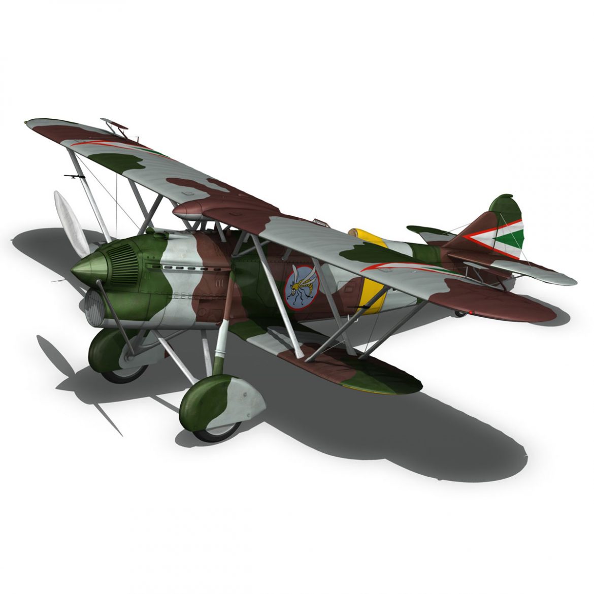 fiat cr.32 – hungarian royal air force – v159 3d model fbx c4d lwo obj 299969