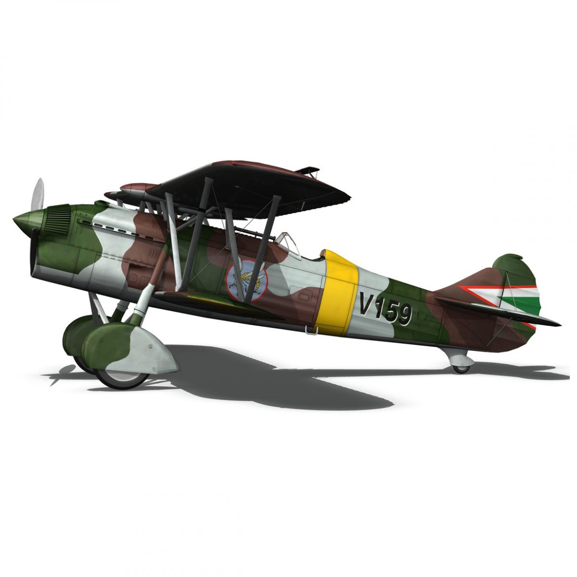 fiat cr.32 – hungarian royal air force – v159 3d model fbx c4d lwo obj 299970