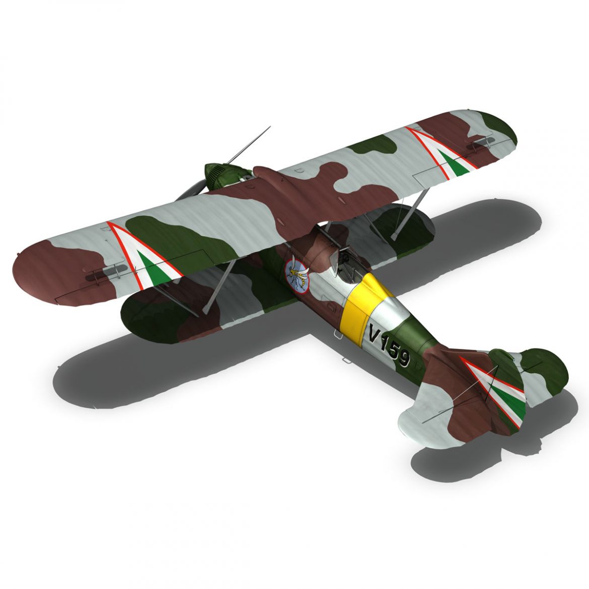 fiat cr.32 – hungarian royal air force – v159 3d model fbx c4d lwo obj 299972