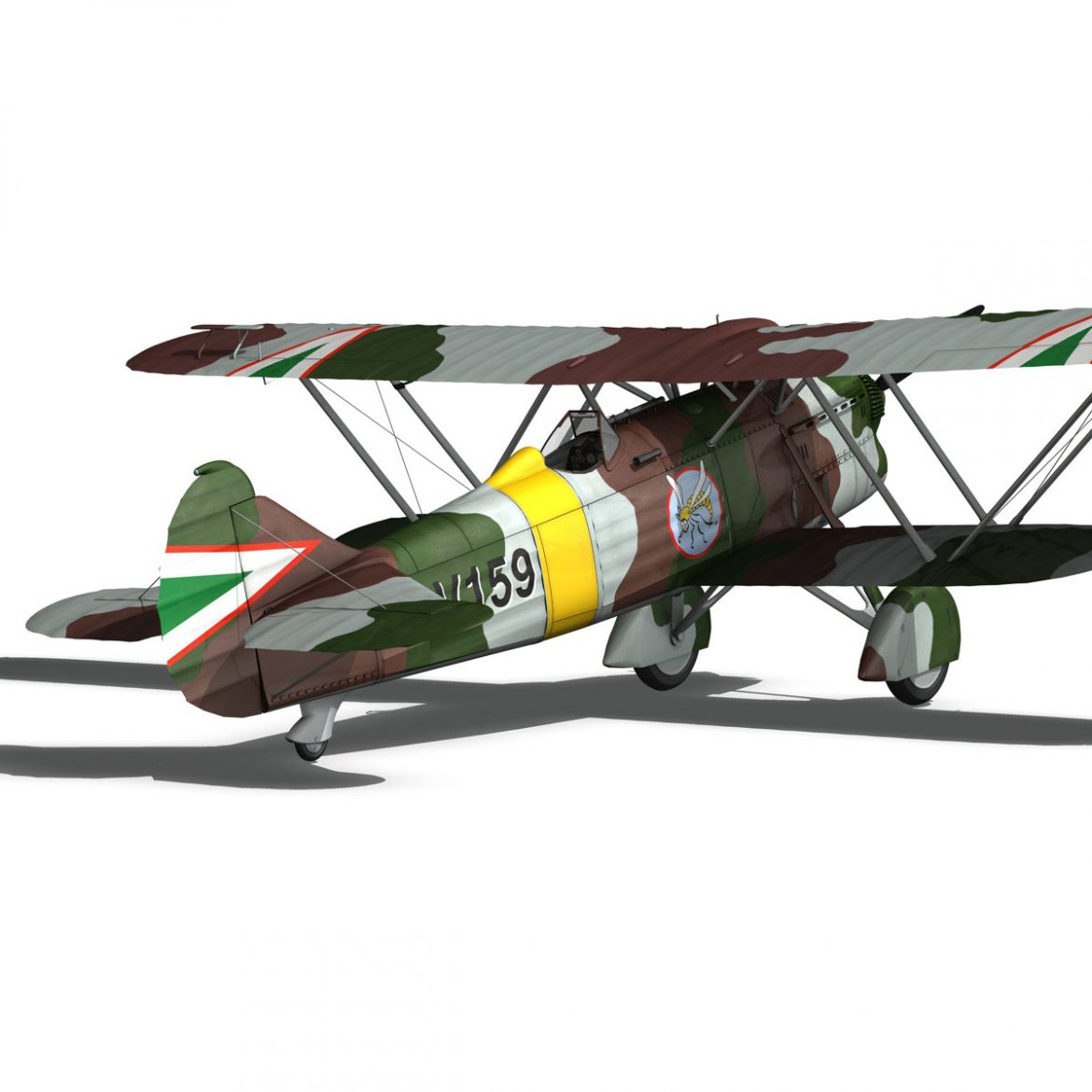 fiat cr.32 – hungarian royal air force – v159 3d model fbx c4d lwo obj 299973