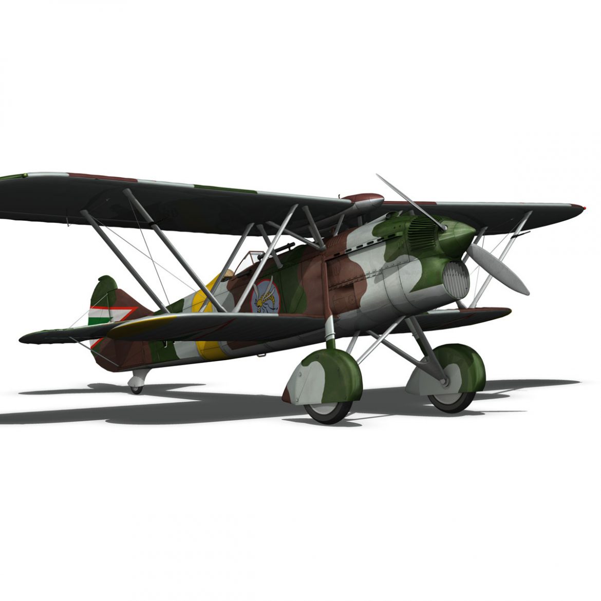fiat cr.32 – hungarian royal air force – v159 3d model fbx c4d lwo obj 299974