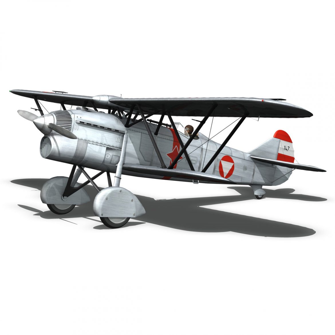 fiat cr.32 – austrian air force jagdgeschwader ii 3d model fbx c4d lwo obj 300005