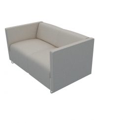 two sitter couch 3d model 3ds 302093
