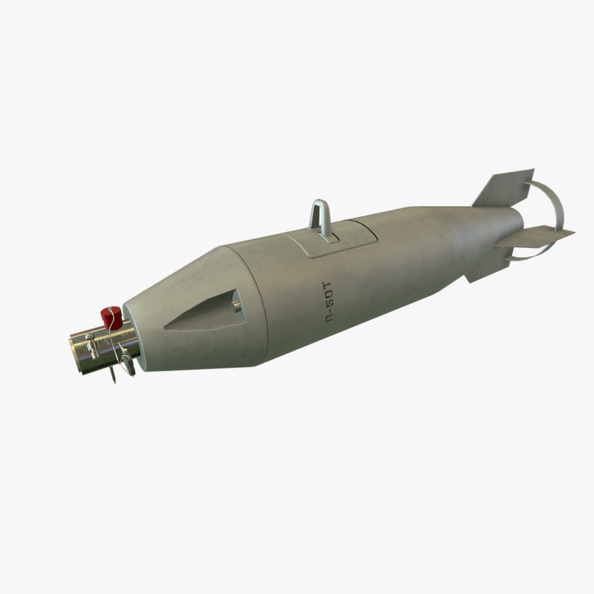 bomb p-50t 3d model 3ds max fbx obj 303015