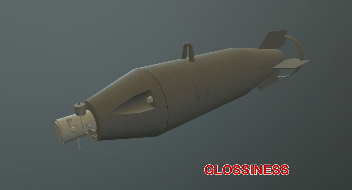 bomb p-50t 3d model 3ds max fbx obj 303031