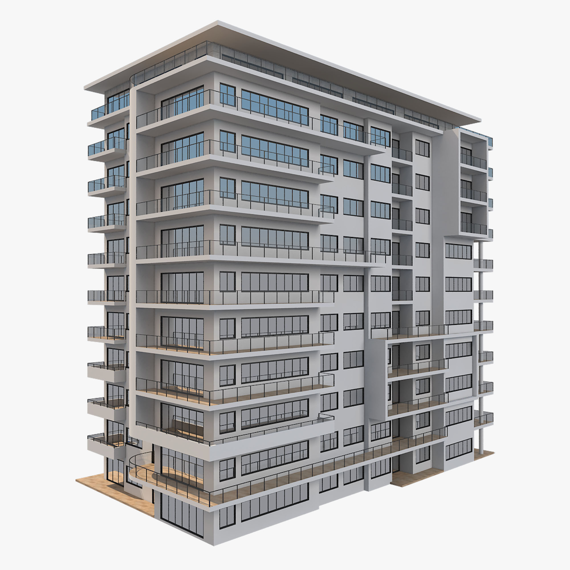 Condo 029 3D Model - FlatPyramid