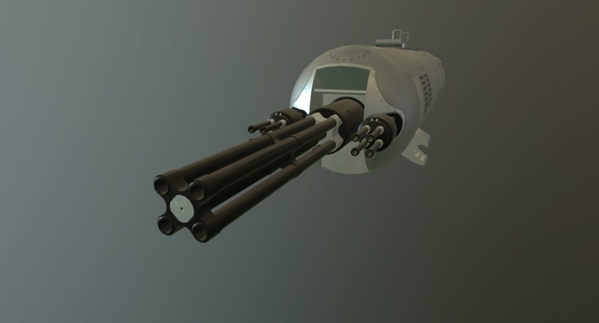 gun pod guv-8700 3d model ther obj max 3ds 303744