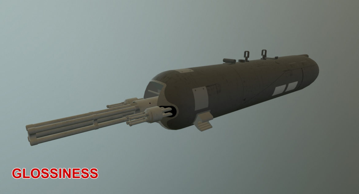 gun pod guv-8700 3d model ther obj max 3ds 303763