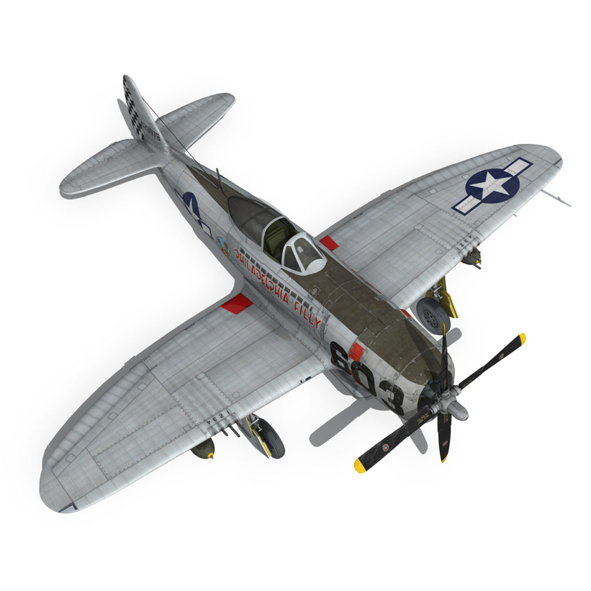republic p-47d thunderbolt – torrid tessie 3d model 3ds c4d lwo lw lws obj fbx 303876