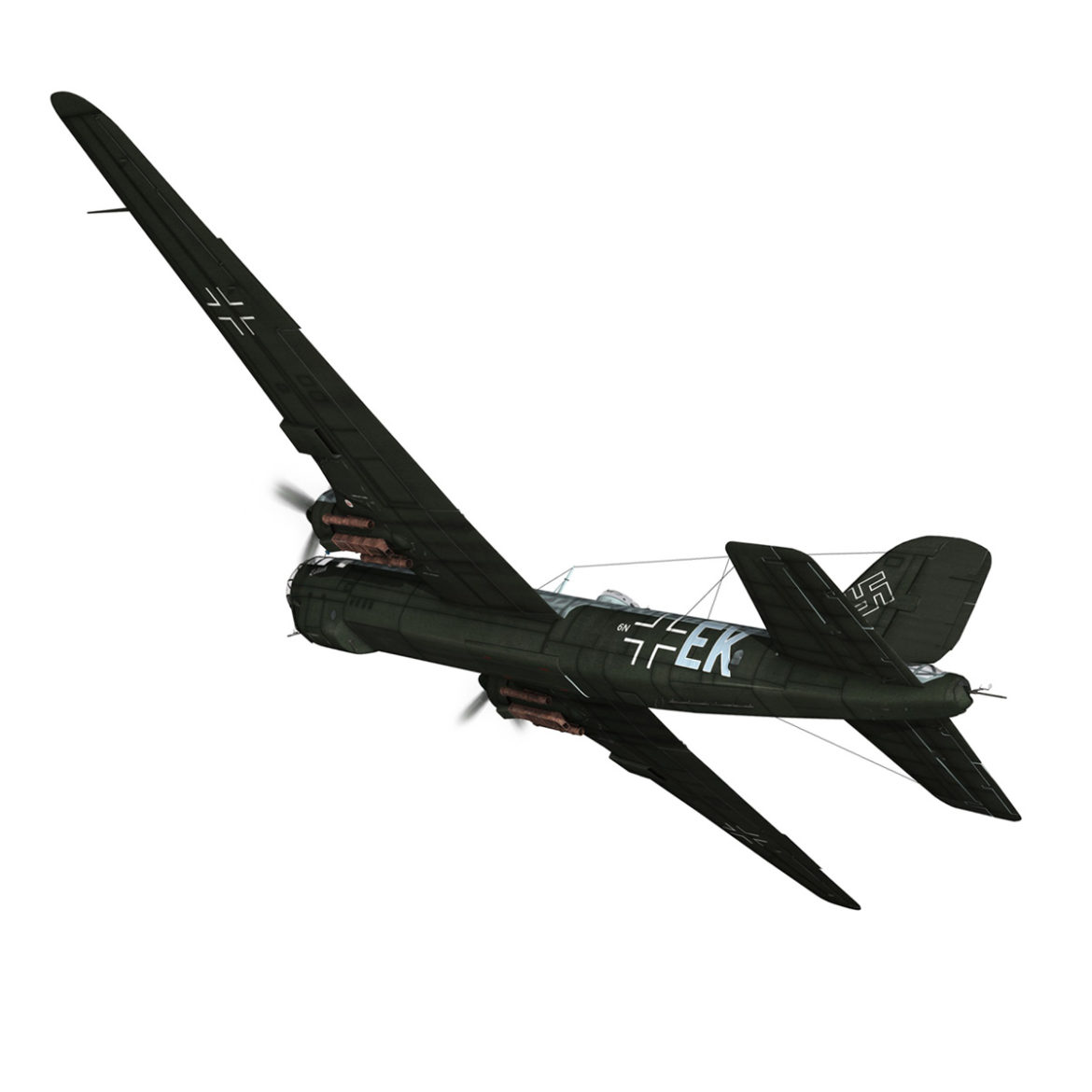 heinkel he-177 – greif – 6nek 3d model 3ds c4d fbx lwo lw lws obj 303976