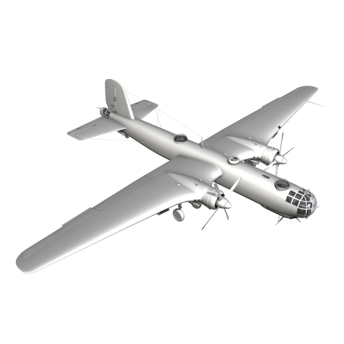 heinkel he-177 – greif – 6nek 3d model 3ds c4d fbx lwo lw lws obj 303986