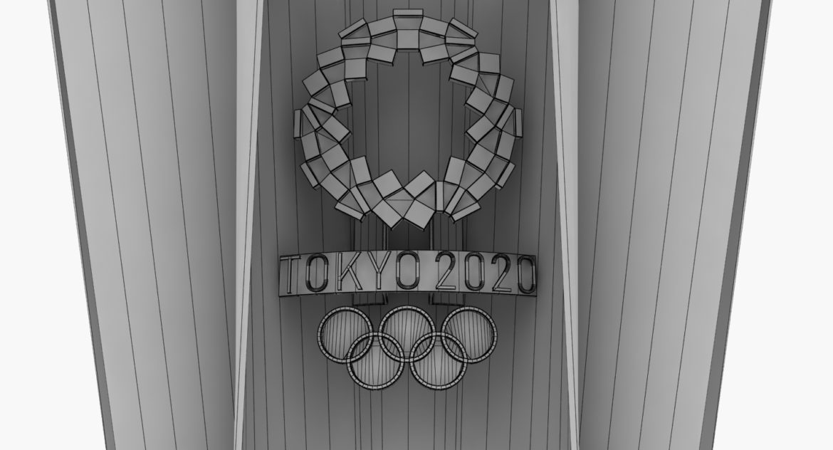 tokyo 2020 olympic torch 3d model ther obj max fbx 3ds 304253
