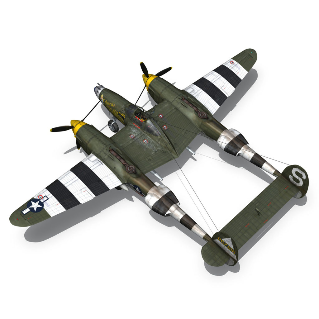 Lockheed P-38 Lightning - California Cutie 3D Model - FlatPyramid