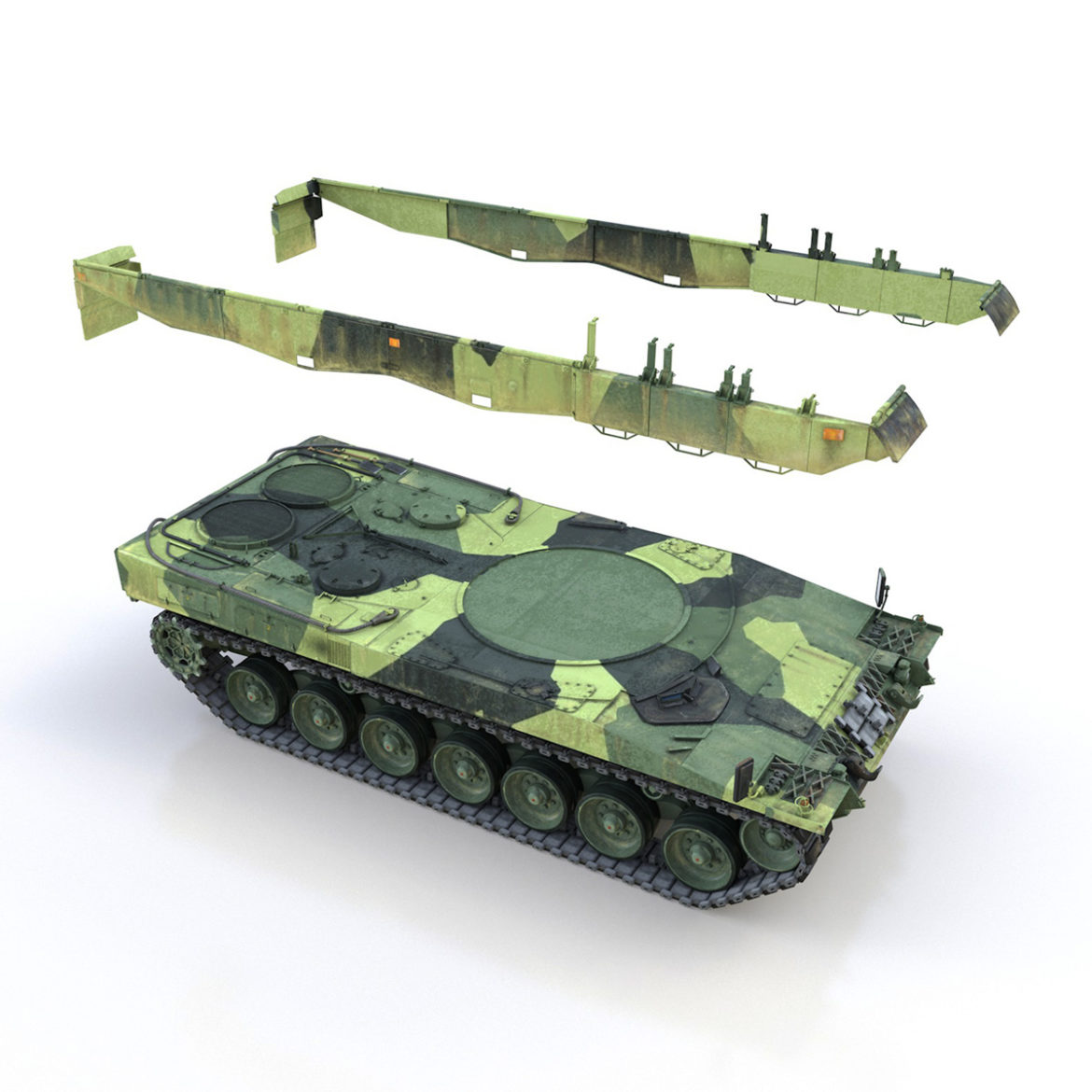 stridsvagn 121 – swedish army 3d model 3ds c4d lwo texture obj 307489