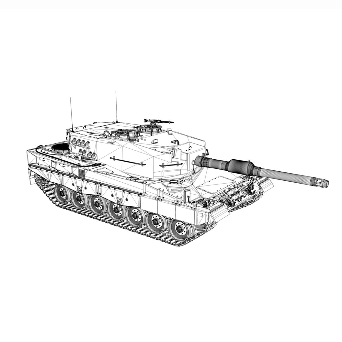 stridsvagn 121 – swedish army 3d model 3ds c4d lwo texture obj 307491