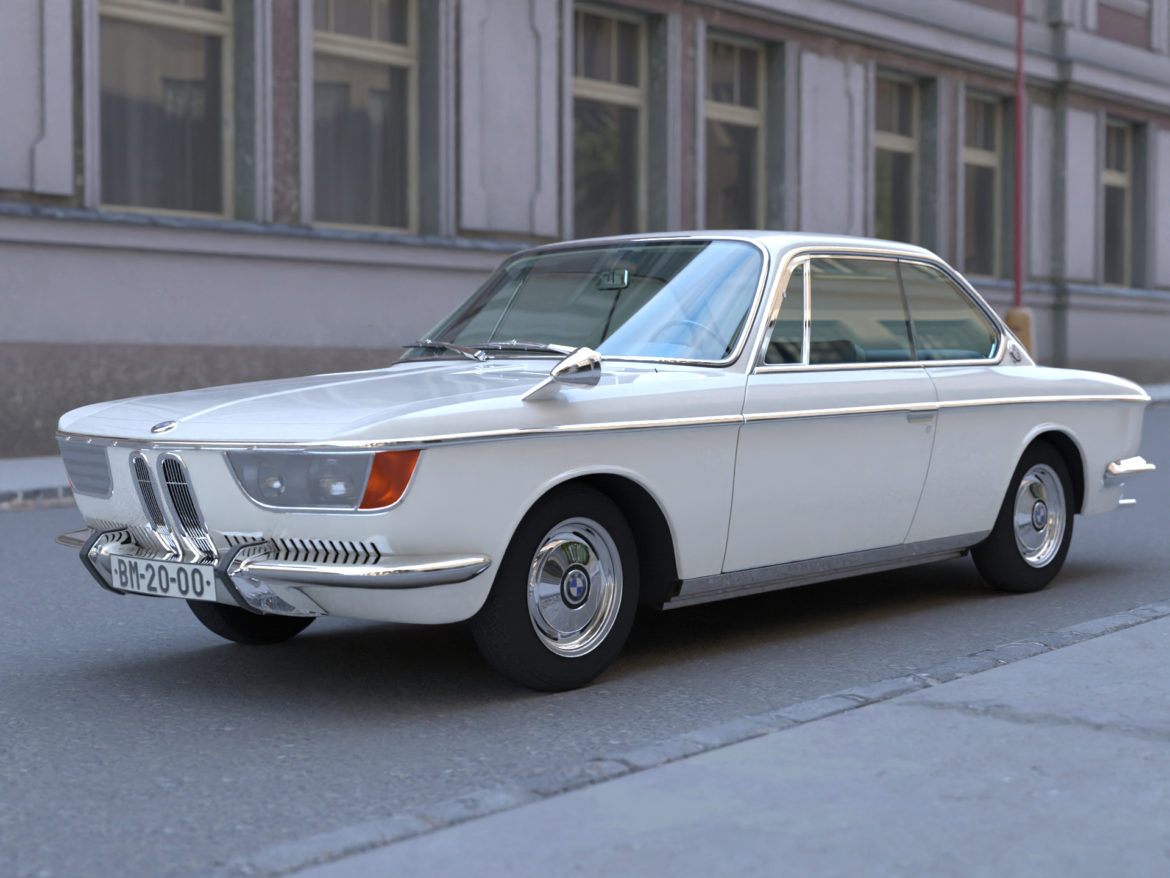 e9 2000cs coupe 1967 3d model 3ds max fbx c4d dae obj 309918