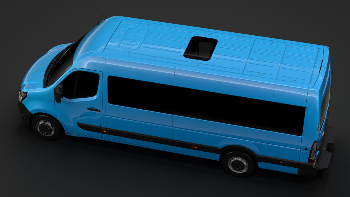 nissan nv 400 l4h3 minibus 2018 3d model 3ds max fbx c4d lwo ma mb hrc xsi obj 311201