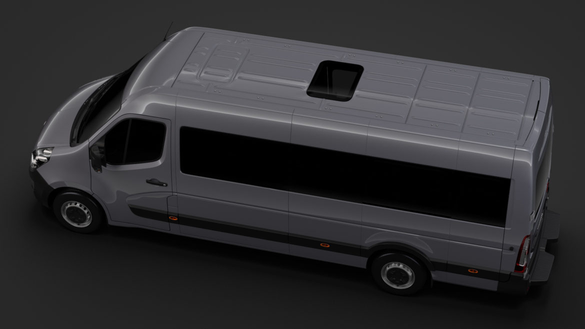 vauxhall movano l4h3 minibus 2018 3d model 3ds max fbx c4d lwo ma mb hrc xsi obj 311300