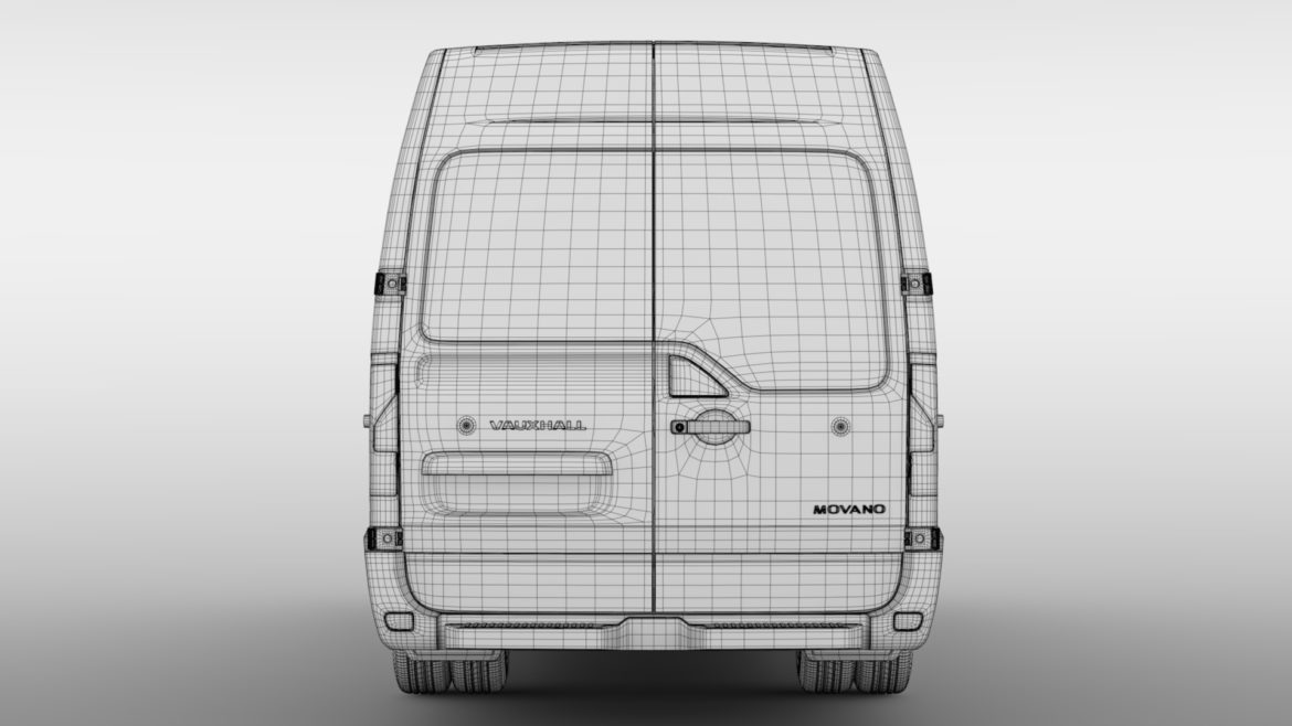 vauxhall movano l4h3 minibus 2018 3d model 3ds max fbx c4d lwo ma mb hrc xsi obj 311312