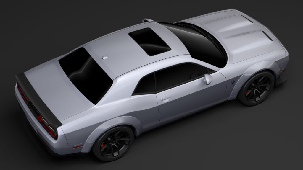 Dodge Challenger SRT Hellcat Redeye Widebody LC 3D Model - FlatPyramid