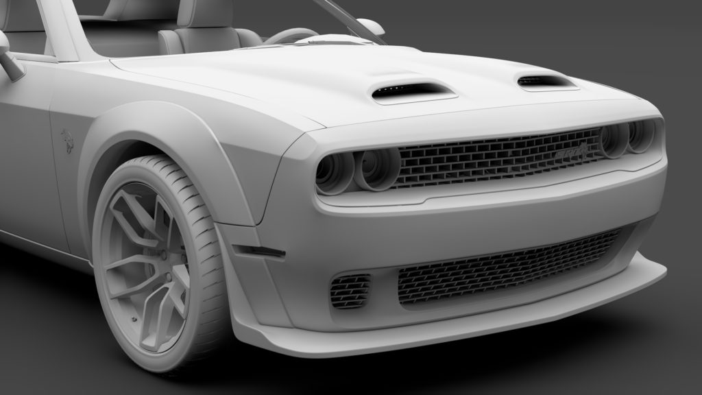 Dodge challenger 3d model