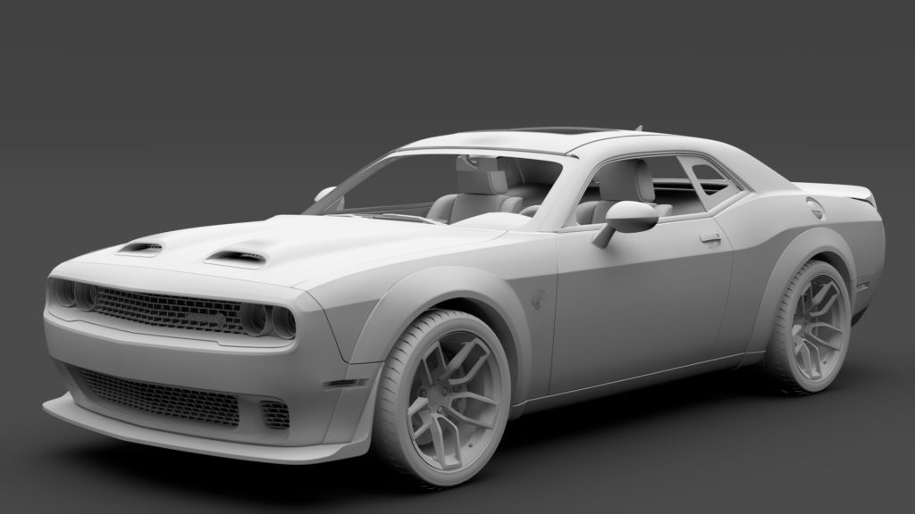 Dodge challenger 3d model