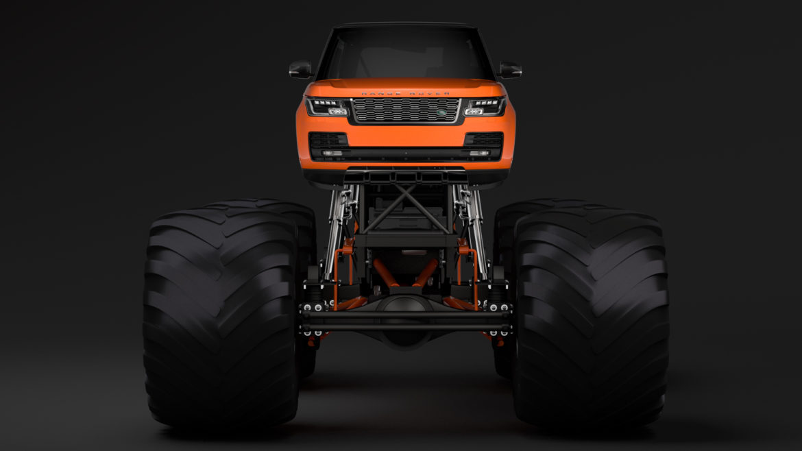 monster truck range rover svautobiography dynamic 3d model 3ds max fbx c4d lwo ma mb hrc xsi obj 312138