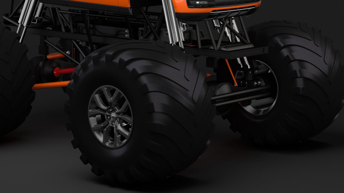 monster truck range rover svautobiography dynamic 3d model 3ds max fbx c4d lwo ma mb hrc xsi obj 312141