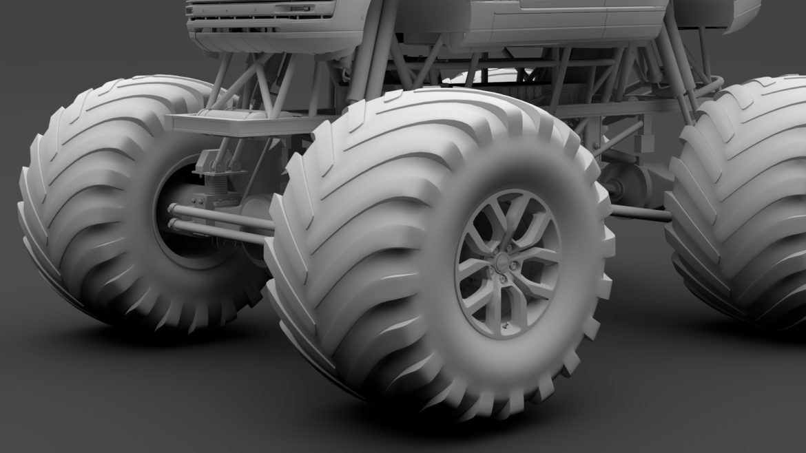 monster truck range rover svautobiography dynamic 3d model 3ds max fbx c4d lwo ma mb hrc xsi obj 312150