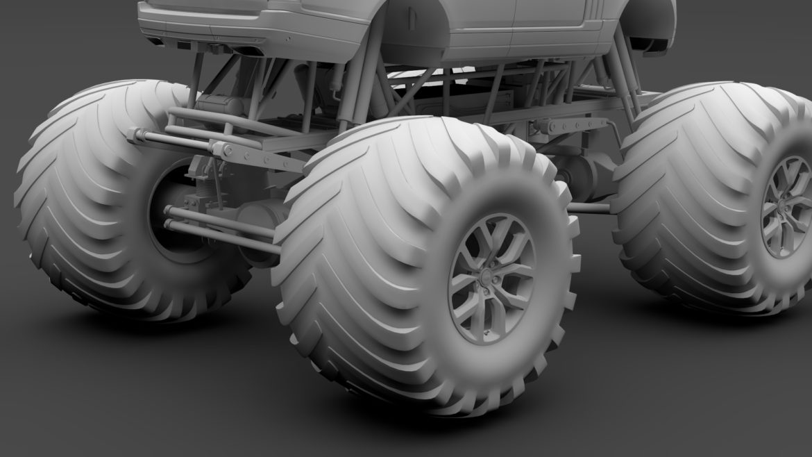 monster truck range rover svautobiography dynamic 3d model 3ds max fbx c4d lwo ma mb hrc xsi obj 312154
