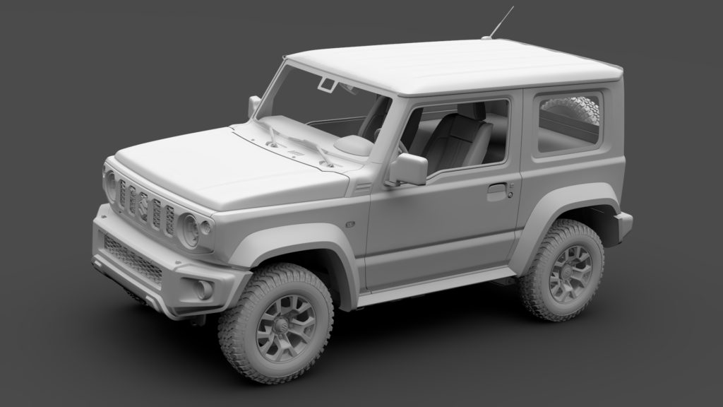 Suzuki Jimny 2019 3D Model - FlatPyramid