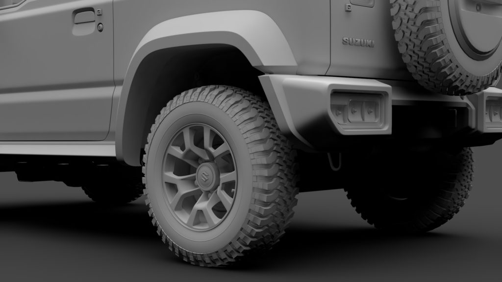 Suzuki Jimny 2019 3D Model - FlatPyramid