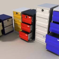 locker file cabinets 3d model 3ds max dwg obj 314911