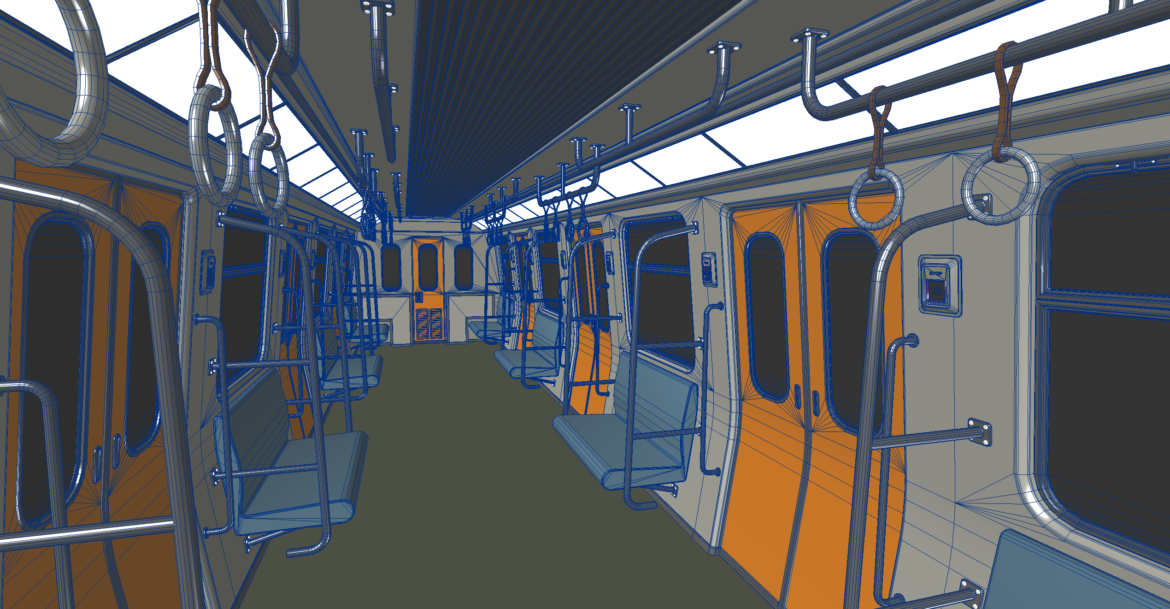 metro scene 3d model lwo obj 317678