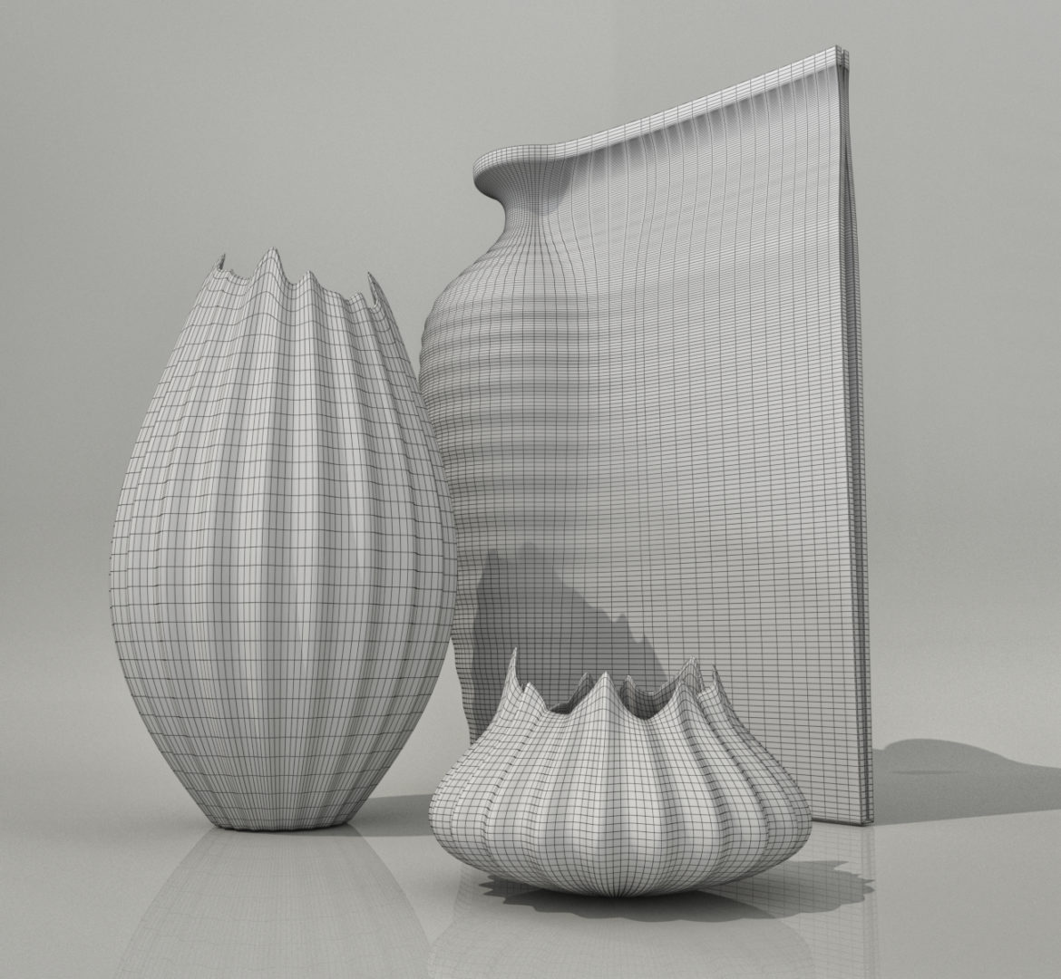 vases by zaha hadid 3d model max fbx obj 318120