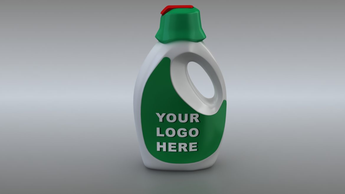 detergent liquid bottle 3d model 3ds max fbx obj 321194
