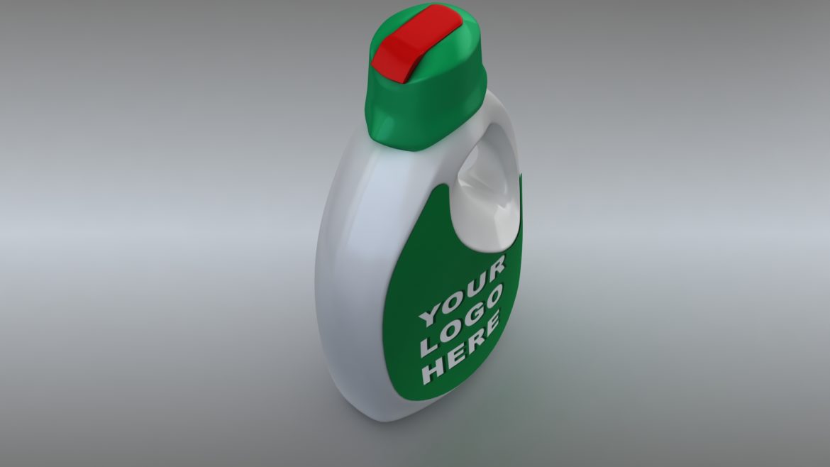 detergent liquid bottle 3d model 3ds max fbx obj 321195