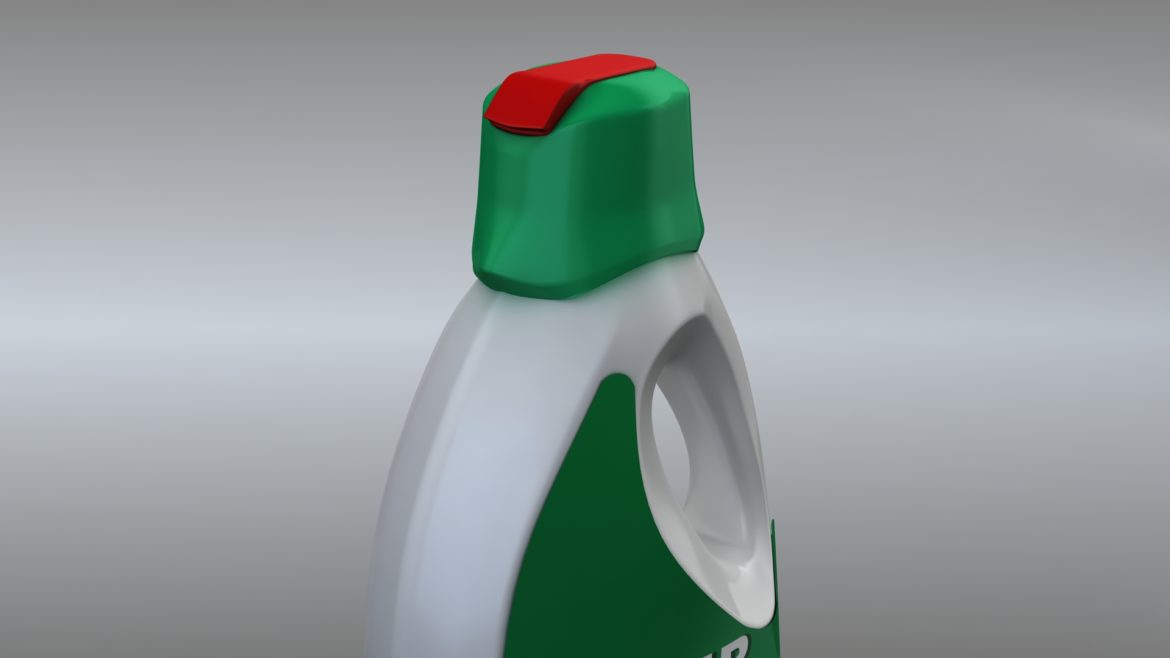 detergent liquid bottle 3d model 3ds max fbx obj 321196