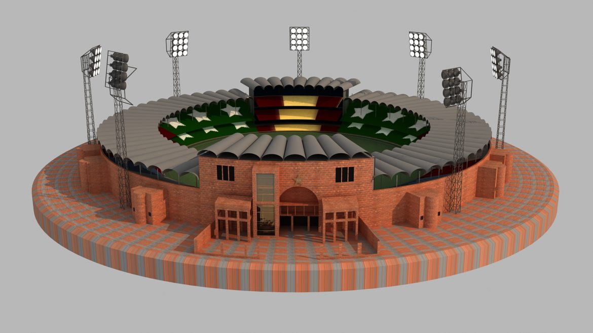 qaddafi cricket stadium 3d model 3ds max fbx obj 321230