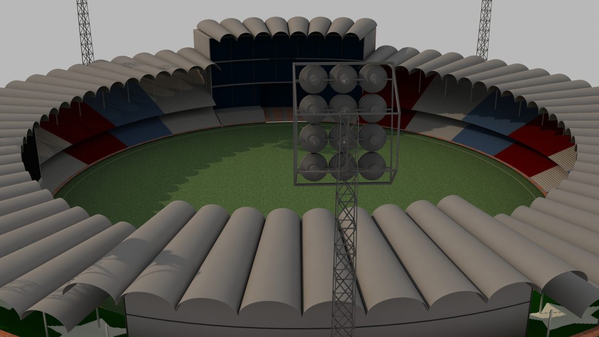 qaddafi cricket stadium 3d model 3ds max fbx obj 321236