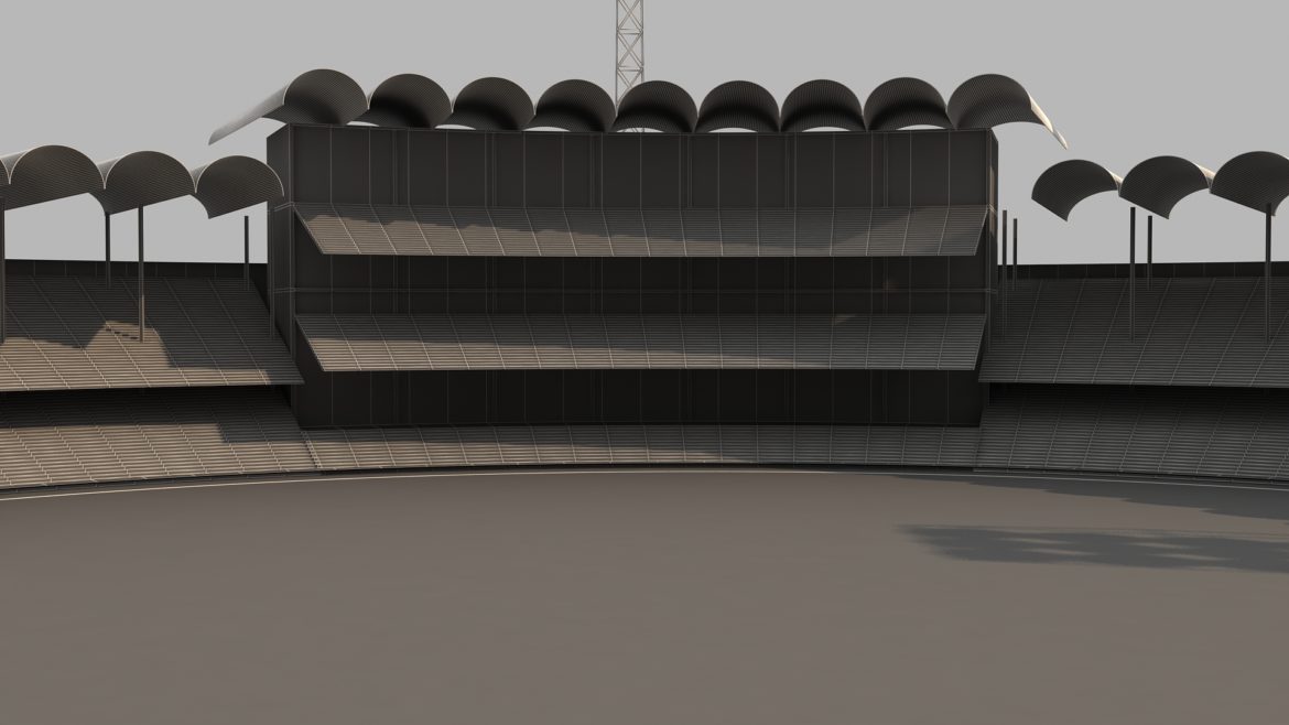 qaddafi cricket stadium 3d model 3ds max fbx obj 321242