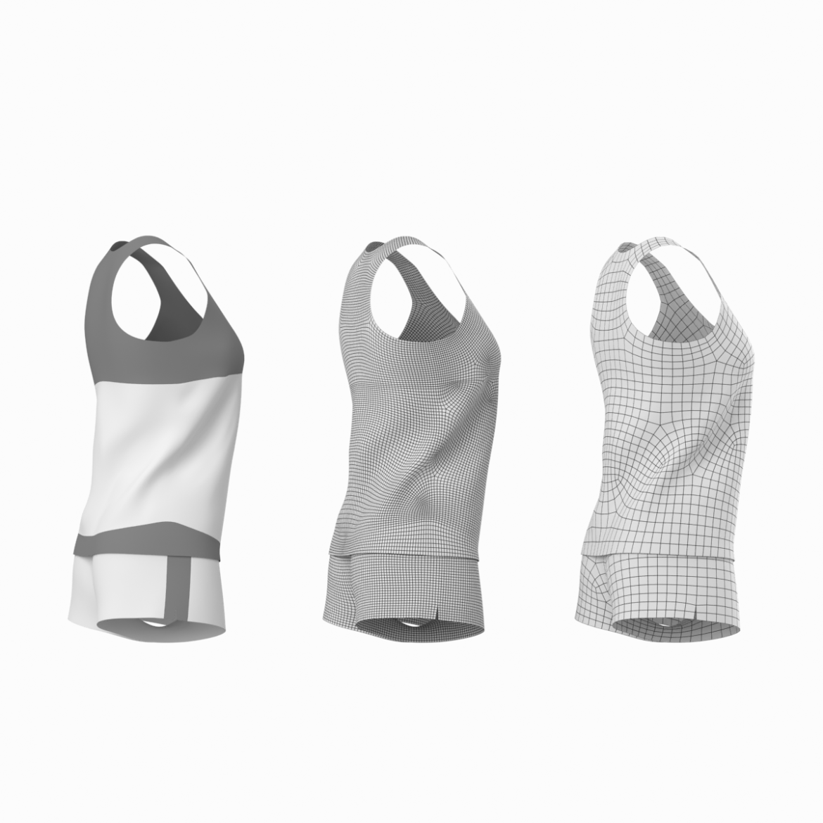 woman sportswear 03 base mesh design kit 3d model 3ds max fbx blend c4d dae ma mb  obj ztl 321871